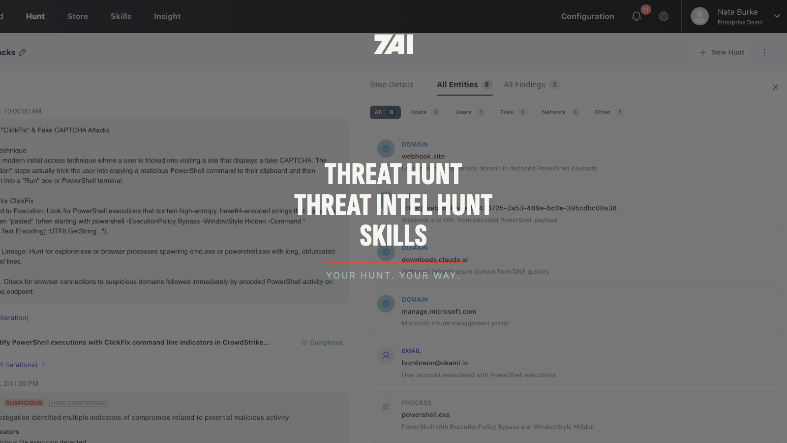 Announcing Threat Hunt and Skills: Why We Refused to Build Another One-Size-Fits-All AI SOC Platform
